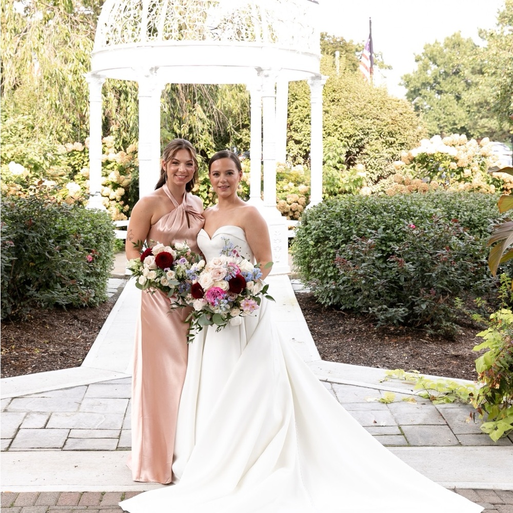 Monica Halter Satin Bridesmaids dress